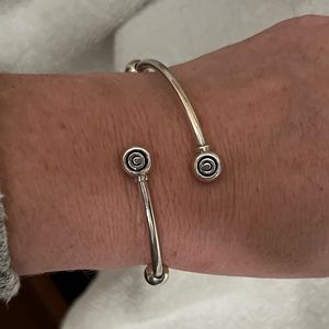 Chamilia Sterling Silver Flex Cuff w/detachable ends & multiple ways to wear